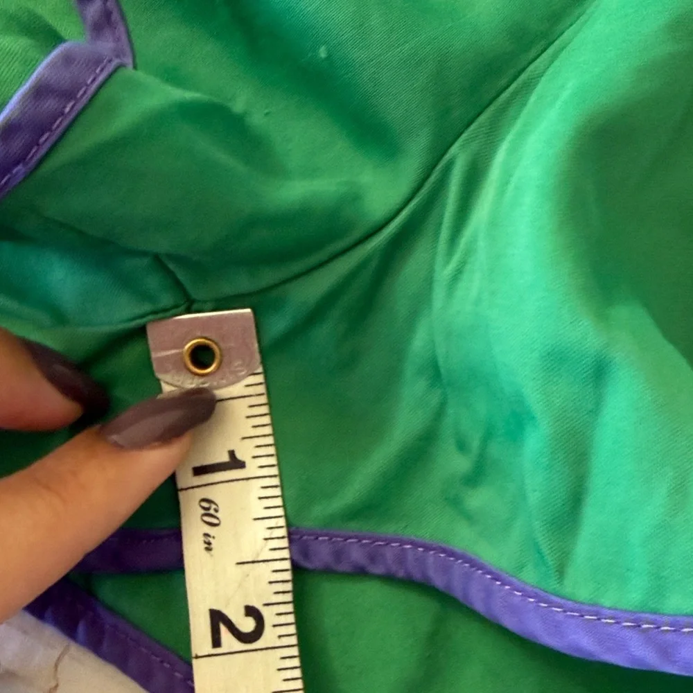 PINK Victoria's Secret Green Micro Booty Shorts Size S Athletic Y2K Spellout - Picture 9 of 9